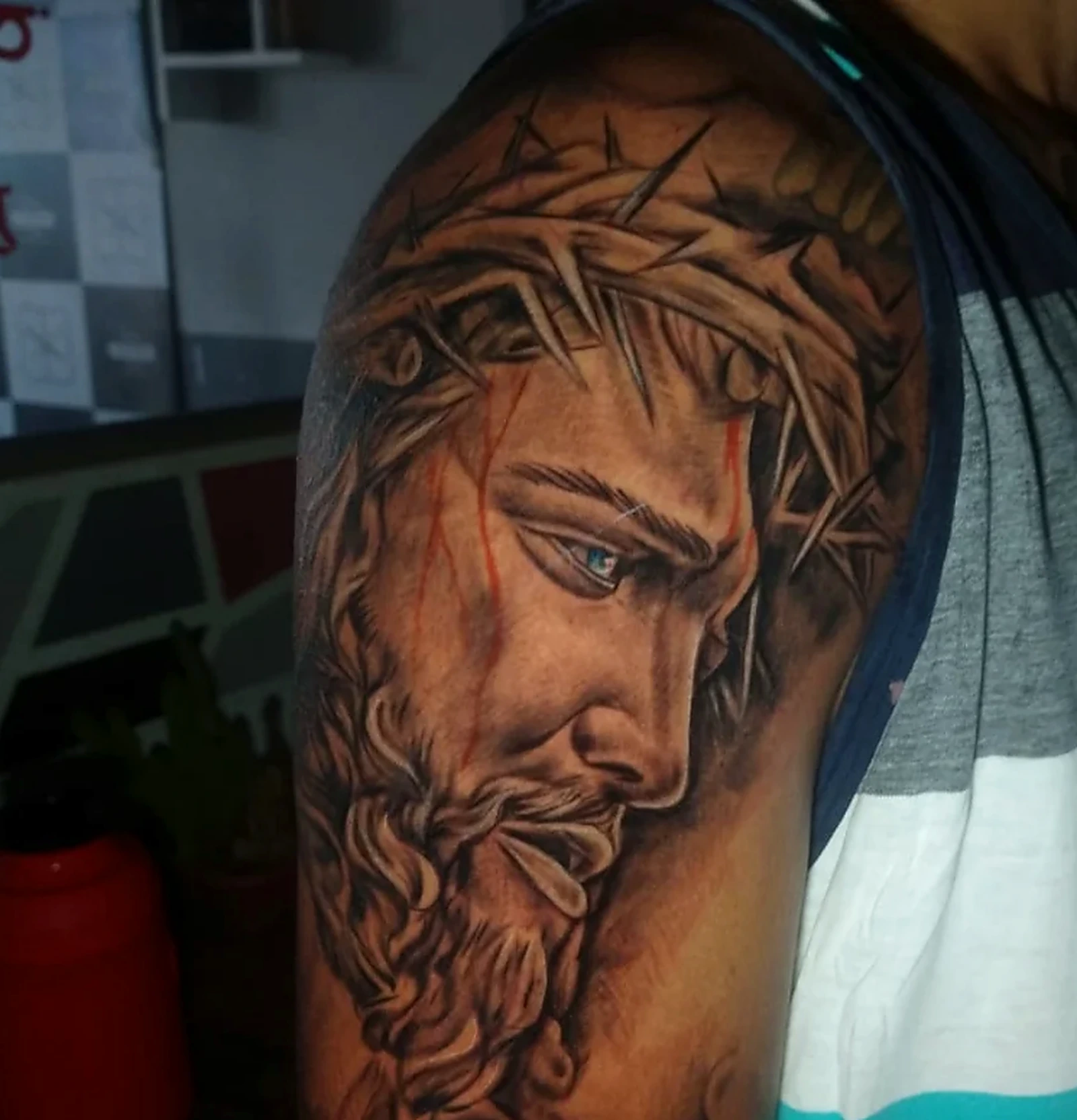 Tatuagem realista produzida no Jean Tattoo Estúdio