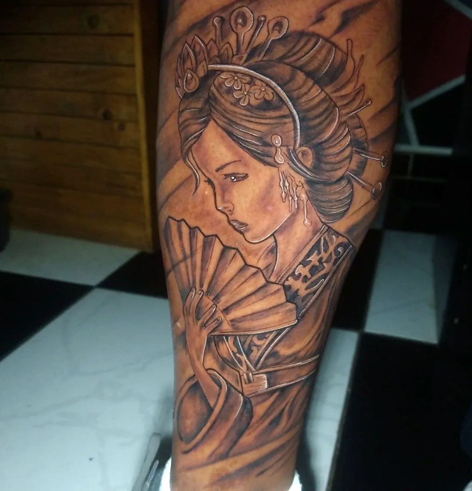 Tatuagem de inspiração oriental